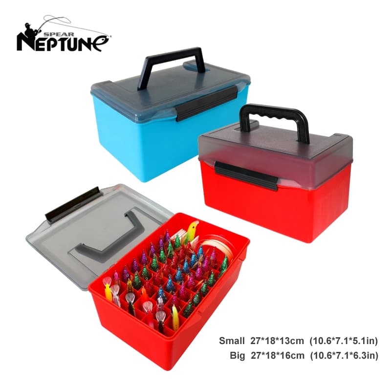 Box for fishing equipment Organizer boxes for squid jig Webfoot Polpo Egi Plastic box for fishes Container for rigid baits Sea tools housing