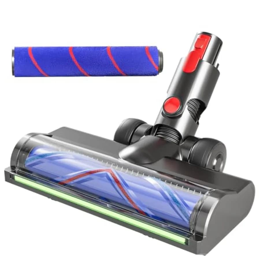 Testine di ricambio 2 in 1 per aspirapolvere Dyson V7/V8/V10/V11/V15, accessori per aspirapolvere per tappeti sottili, pavimenti in legno e T