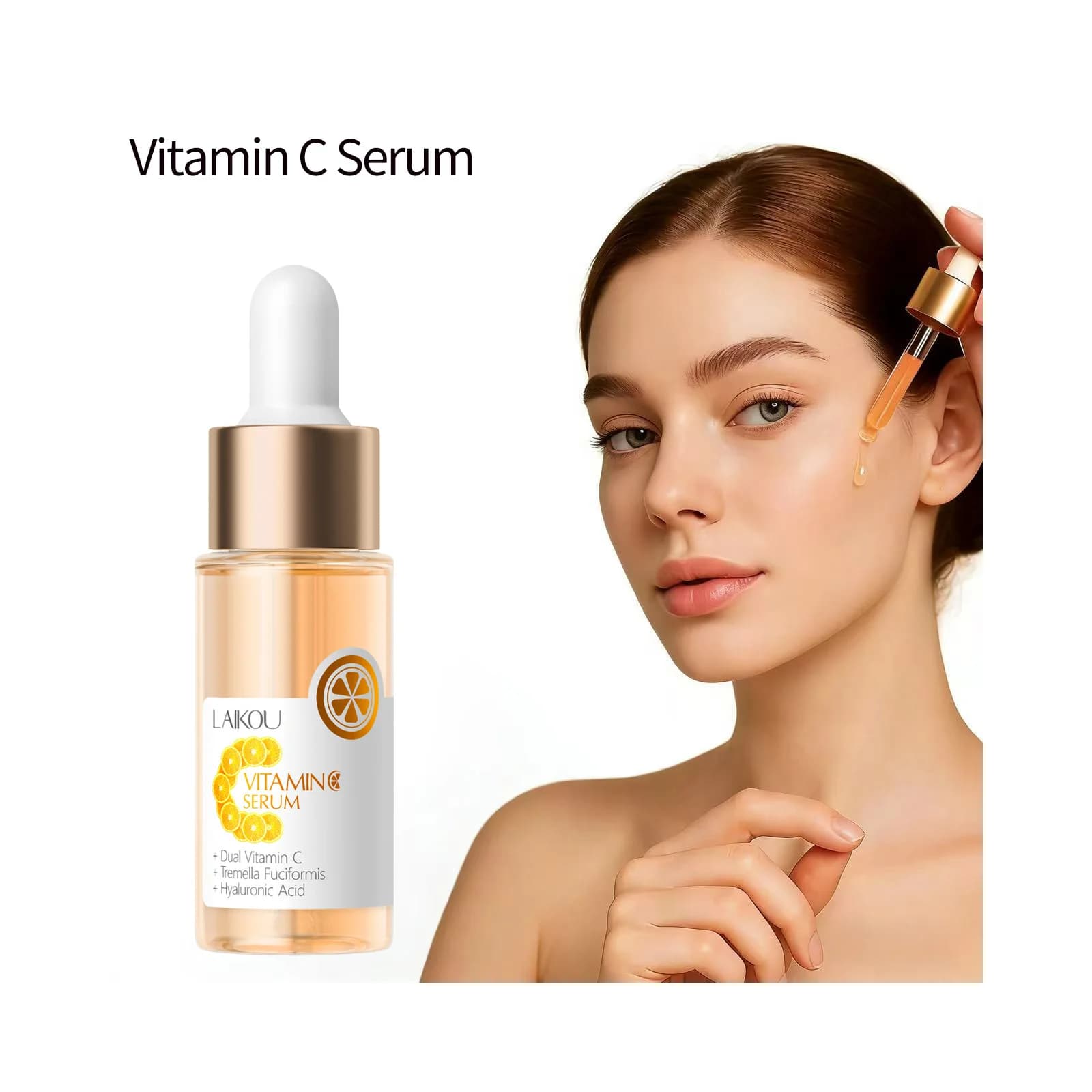 LAIKOU Siero Viso to Vitamin C VC Hydrating Viso Essence Skin Care Products 17ml