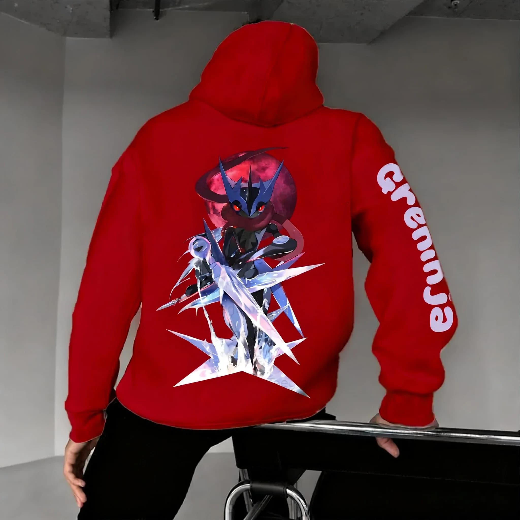 Pokémon Anime Greninja Co Felpa con cappuccio di marca 2026 Autunno/Inverno Nuovo Harajuku da uomo e da donna Grande Quotidiano Casual Genitore Bambino Top