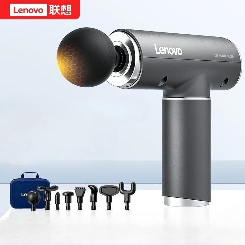 Nuovo Massaggiatore Wireless Mini Potente Lenovo Ricaricabile per Spalle, Schiena, Collo, Vita, Gambe, Pistola Elettrica Professionale per Massaggio Muscolare