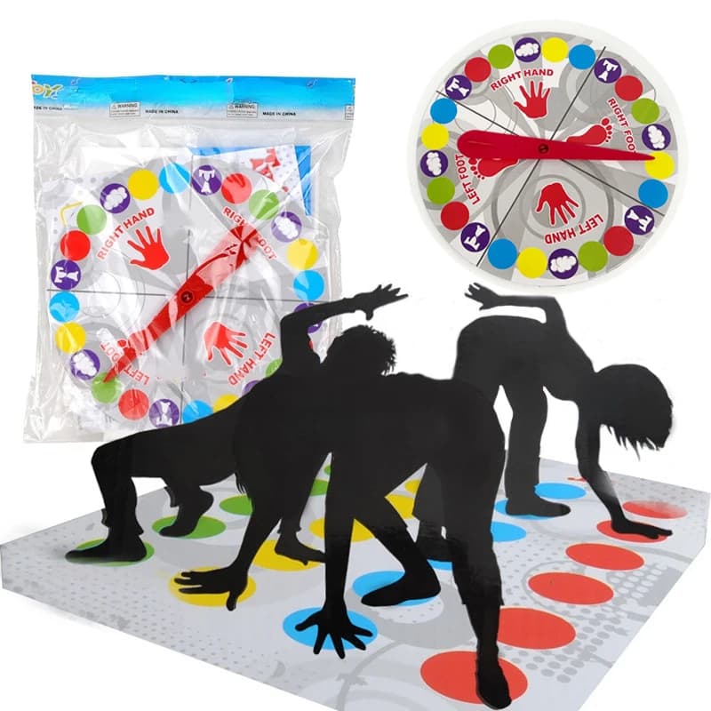Gioco interattivo genitore-figlio Coperta per l'equilibrio del corpo Classic Twister Party Corpo per bambini Twisting Musica Giocattoli sportivi educativi