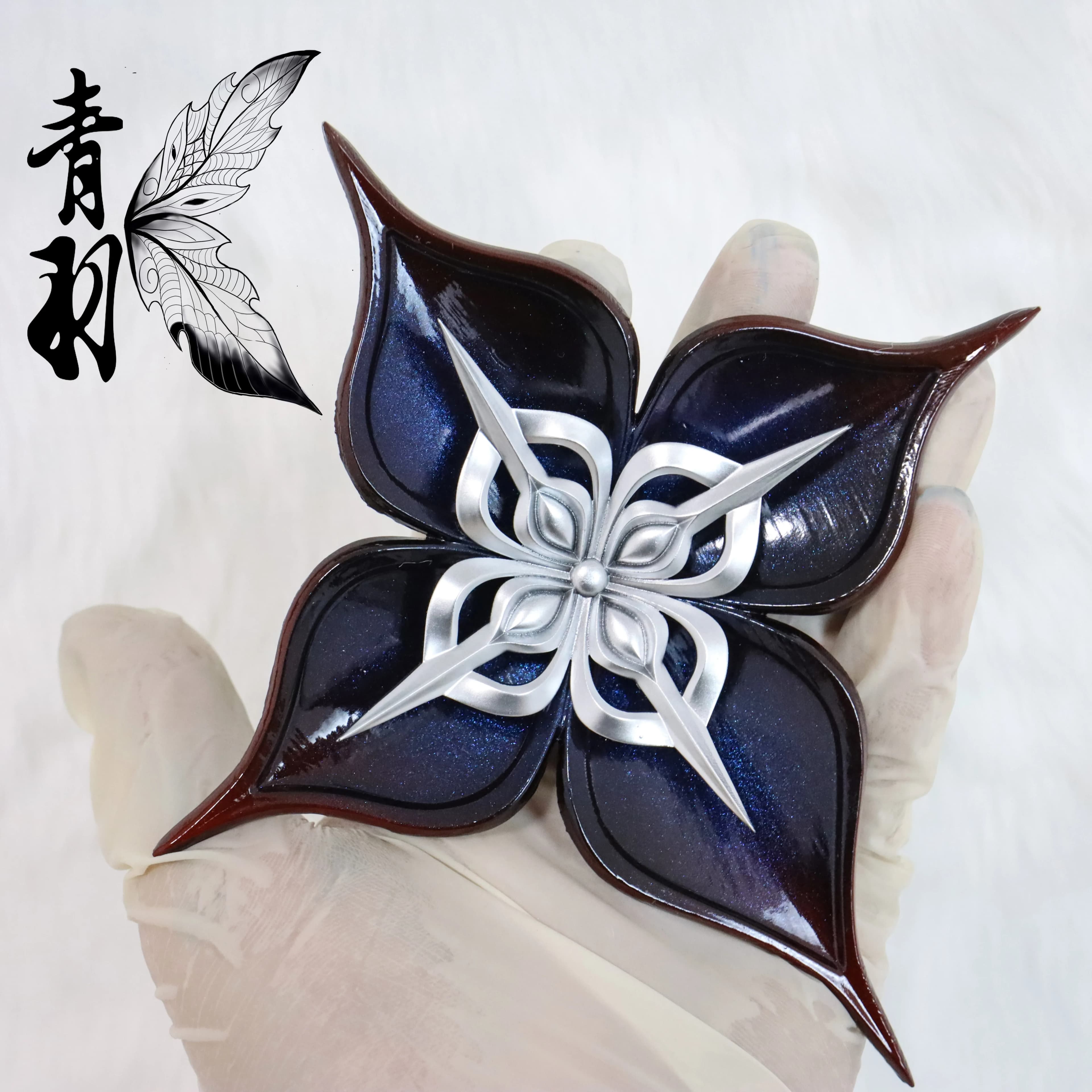Anime Honkai: Star Rail 7 March Enight Cosplay Cartoon Barrette Spilla Accessory Pettorale Hair slide Prop Gift