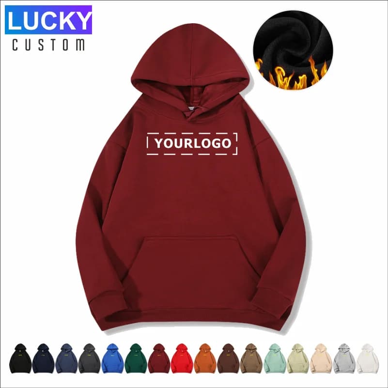 LOGO Custom DIY Women's sweatshirt with hood Long sleeve pullover with hood thicken streetwear sweatshirt casual clothing loose fashion