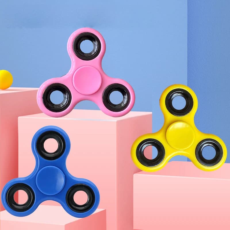 Fidget Spinner Giocattolo antistress per alleviare l'ansia Punta rotante a mano EDC Giocattoli per ridurre lo stress Attenzione per bambini autistici