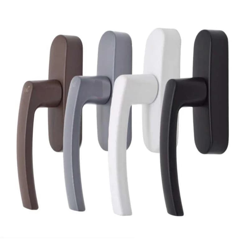 1 pz maniglia per finestra ponte rotto porte in lega di alluminio finestre apertura interna maniglia di retromarcia interna accessori hardware