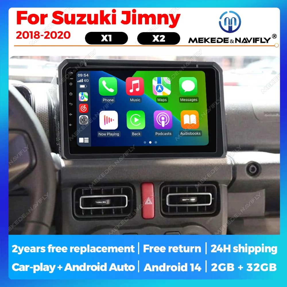 Wireless Carplay Android 14 autoradio Per Suzuki Jimny JB64 JB74 2018 2019 2020 Auto Multimedia Stereo Lettore di Navigazione GPS