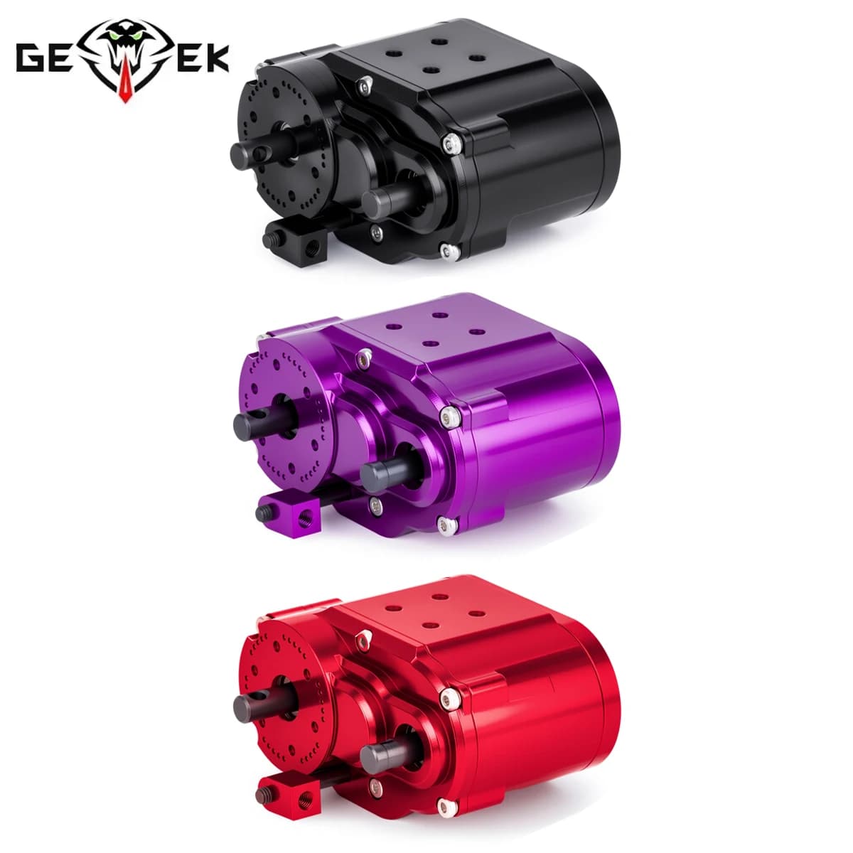 Cambio di Trasferimento in Metallo a 2 Velocità 48P per Auto RC Crawler 1/10 Axial SCX10 90046 D90 - Parti di Aggiornamento