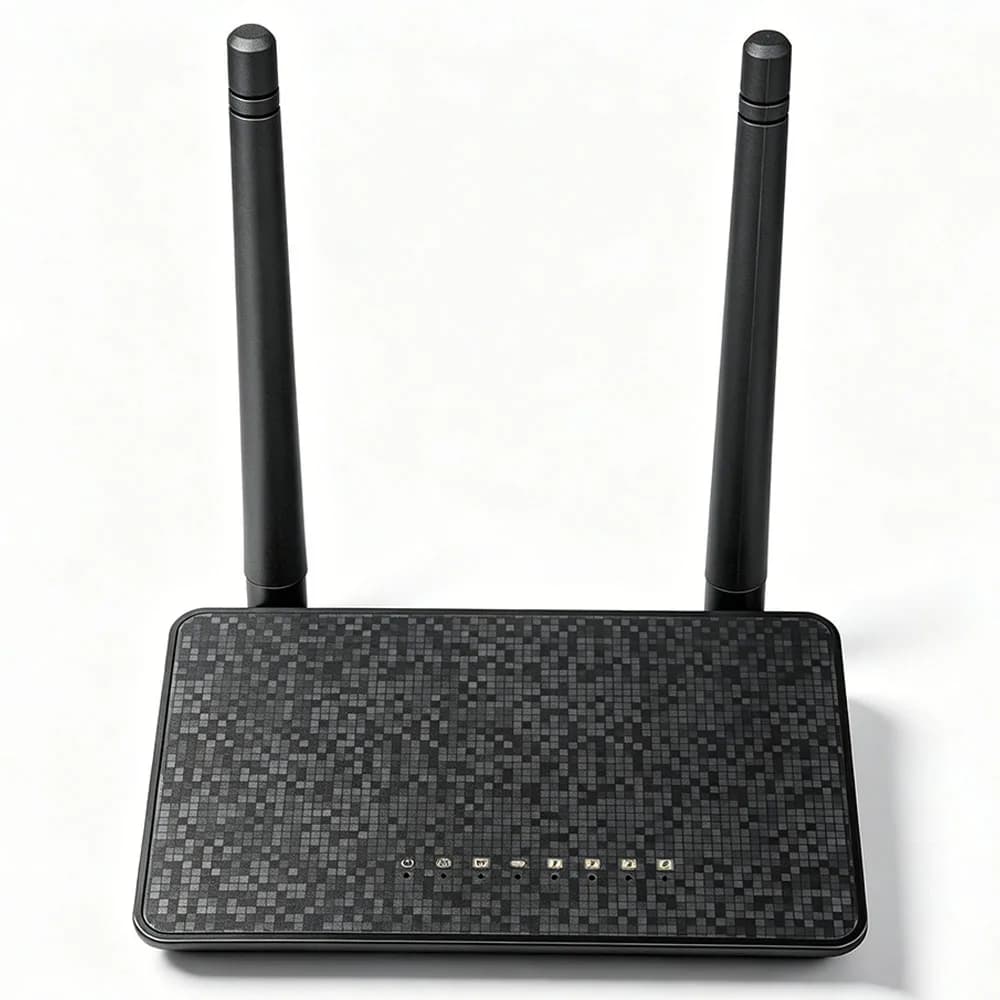 Router WiFi 300M con Antenne 5dBi, Ripetitore di Segnale Wireless, Modalità AP, Multilingue per Laptop, Telefono, TV, Soggiorno