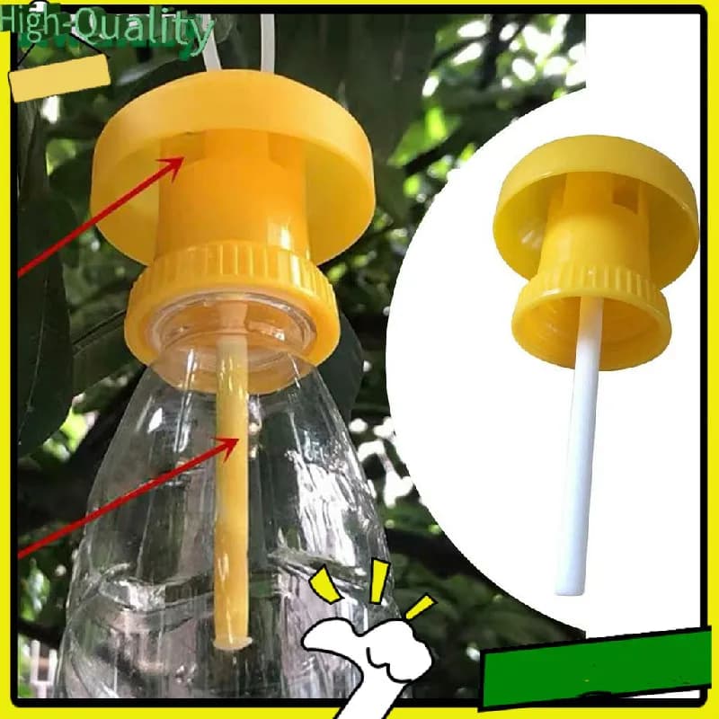 1 pz trappola per mosche di frutta Killer trappola in plastica Catcher controllo degli insetti Farm frutteto tappo per trappola per mosche di frutta può essere abbinato alla bottiglia d'acqua