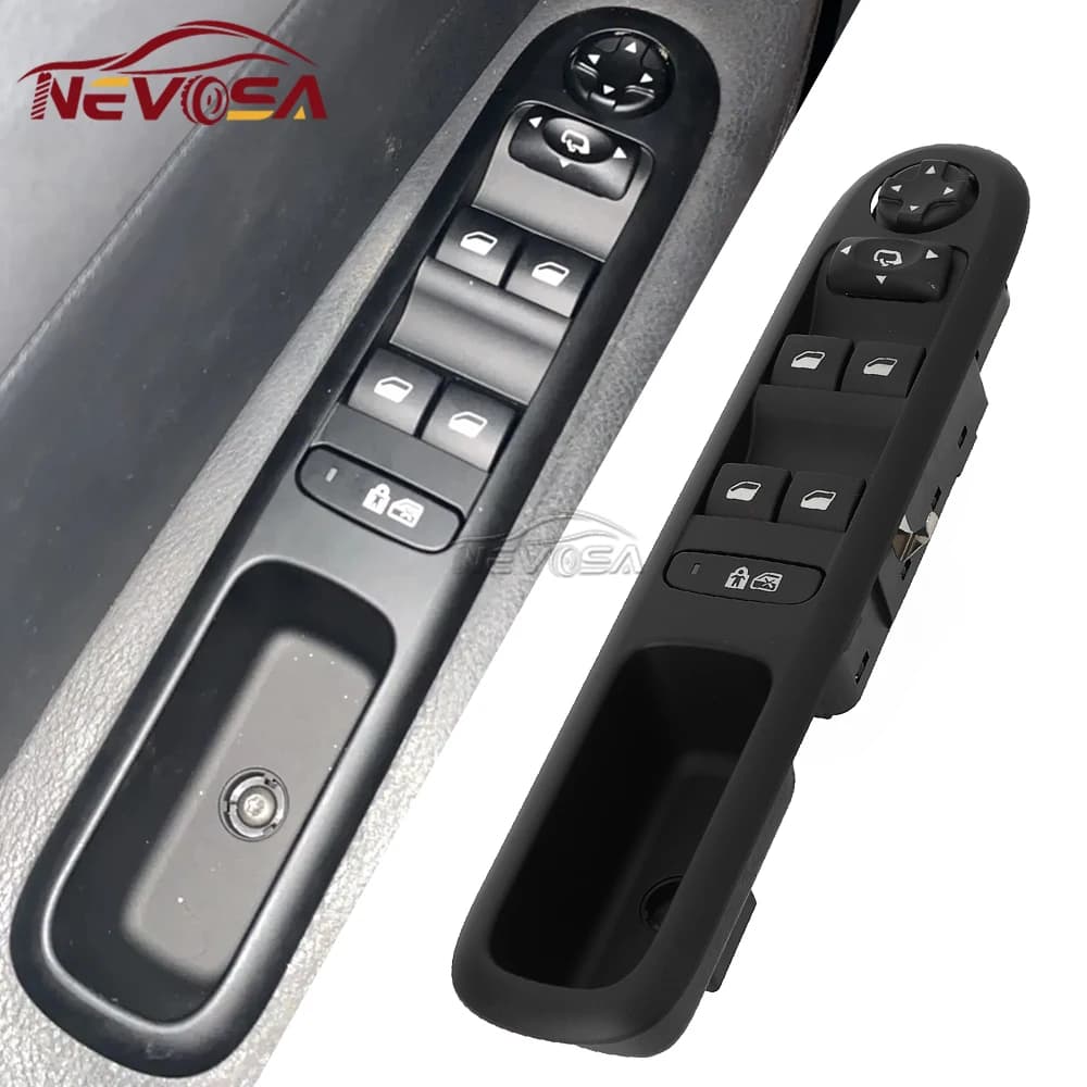 Per Peugeot 308 408 3008 5008 Hatchback Wagon Auto Elettrica Master Finestra di Potere Interruttore di Controllo Pulsante di Vetro 96650620ZD 96650621ZD
