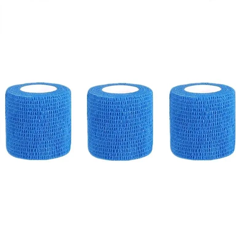 3 pezzi fasciatura impermeabile terapia medica autoadesiva sport nastro muscolare articolazioni delle dita avvolgere kit di pronto soccorso benda elastica per animali domestici