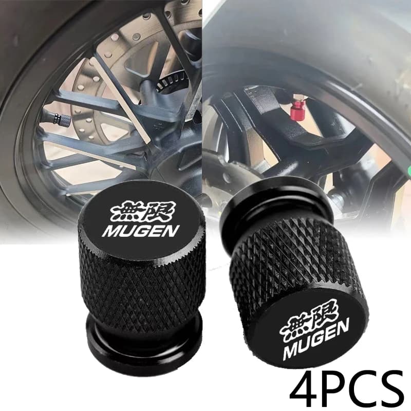Auto Ruota Valvola Della Gomma Tappi Stelo Coperture Airdust Impermeabile Per Honda Mugen CB400 CB650F CBF CBR250RR CRF SH300 NC750