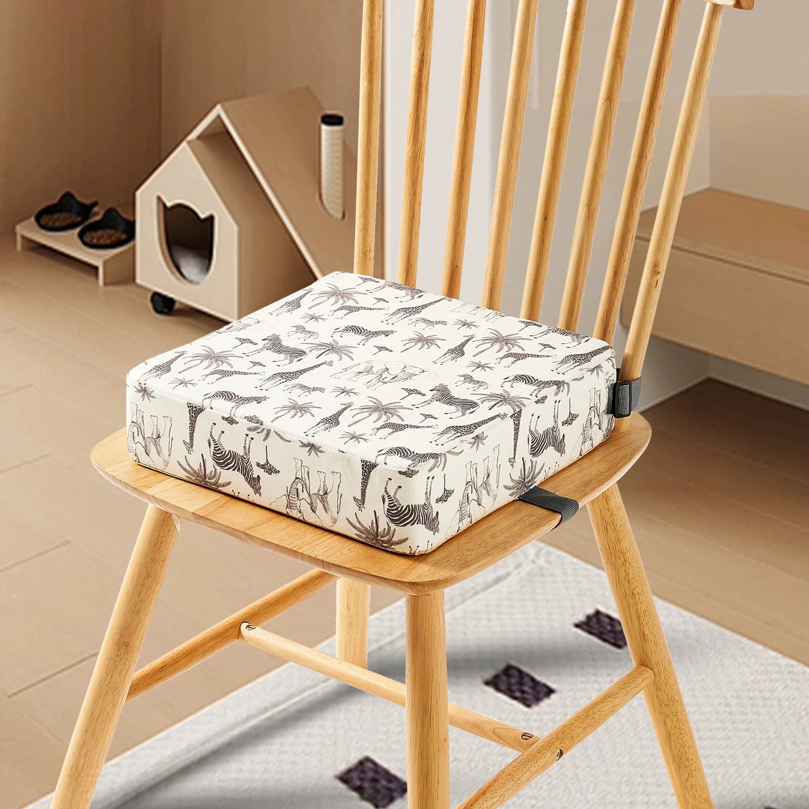 Bearing to Increase Children's Cartoon Seat Height Bearing to Increase Sponge Height For Kids Waterproof Portable Dining Chair
