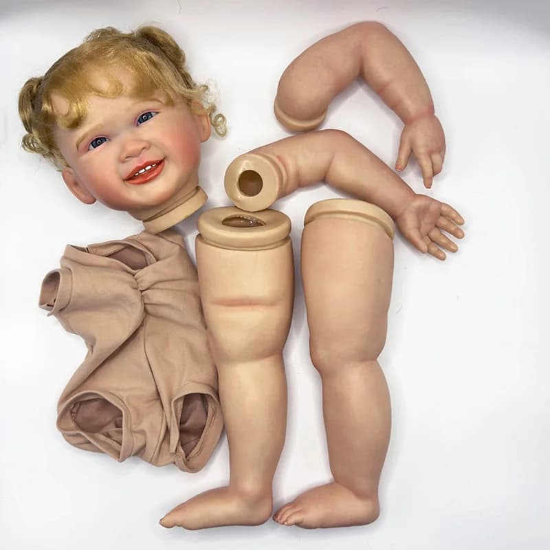 NPK 28 ''6 Mesi Dimensioni Kit Davvero Dipinto Renata Kit Pelle Realistica Bambola Reborn Bambino Molto Realistico Baby Doll Giocattoli FAI DA TE