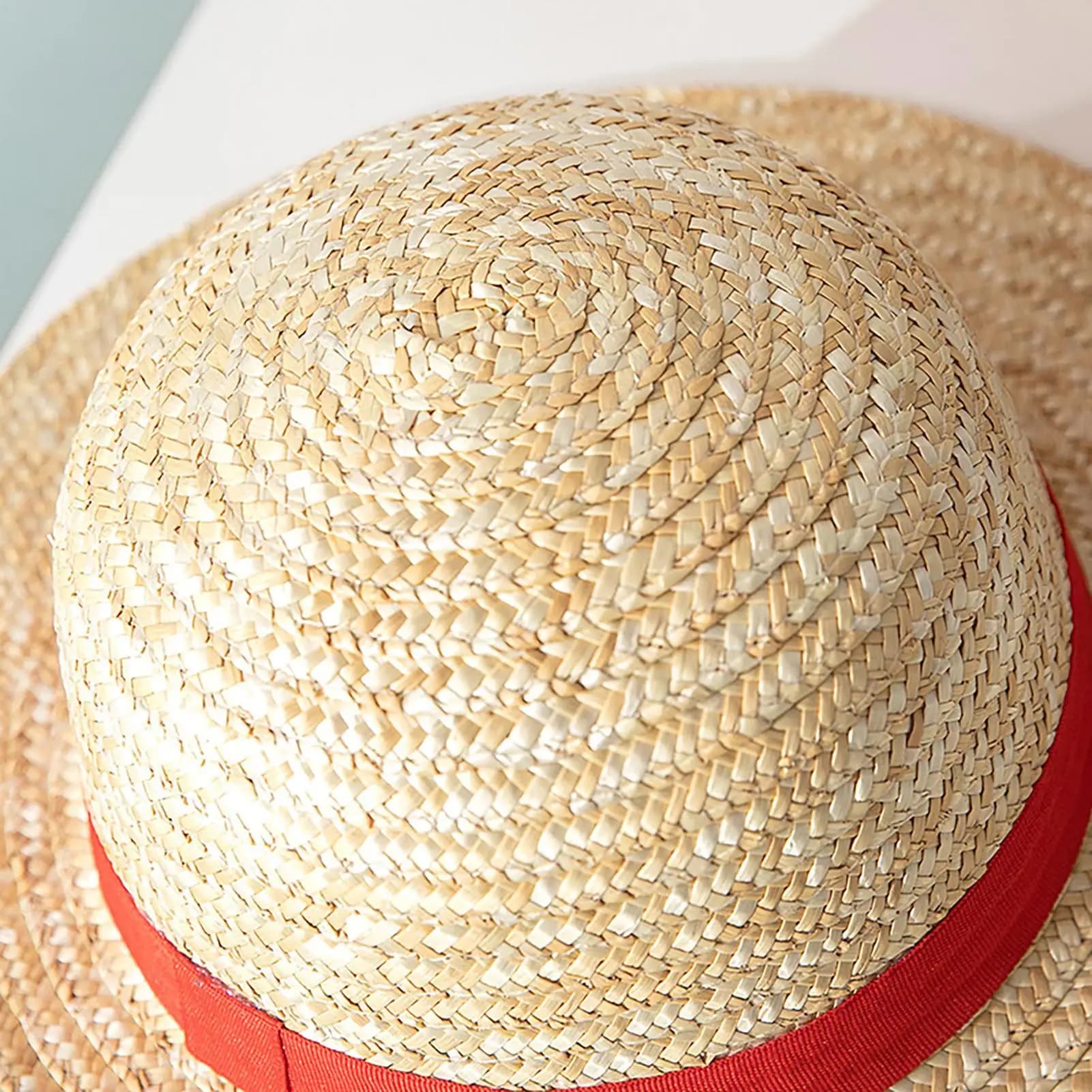 Natural Straw Hat Anime Luffy Cosplay Hat Performance Props Costume Party Yellow Summer Straw hats For Fans Youth