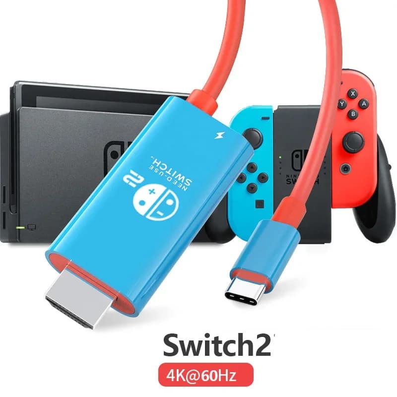 For Switch 1 2 host projection cable HD HDMI Universal projection cable 4K/144HZ video cable for ROG ALLY video conversion cable