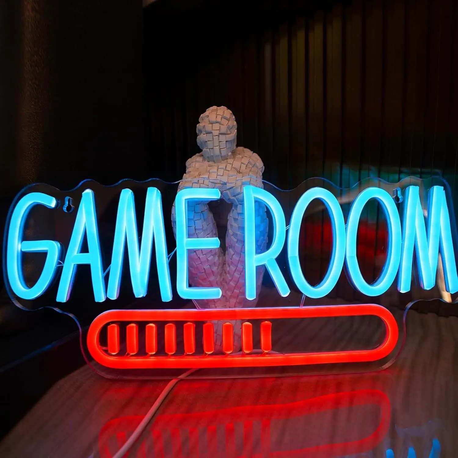 Insegna al Neon per Sala Giochi, Luce LED Alimentata via USB per Camere di Ragazzi, Decorazione Murale a Tema Gaming per Feste, Eventi e Serate di Gioco