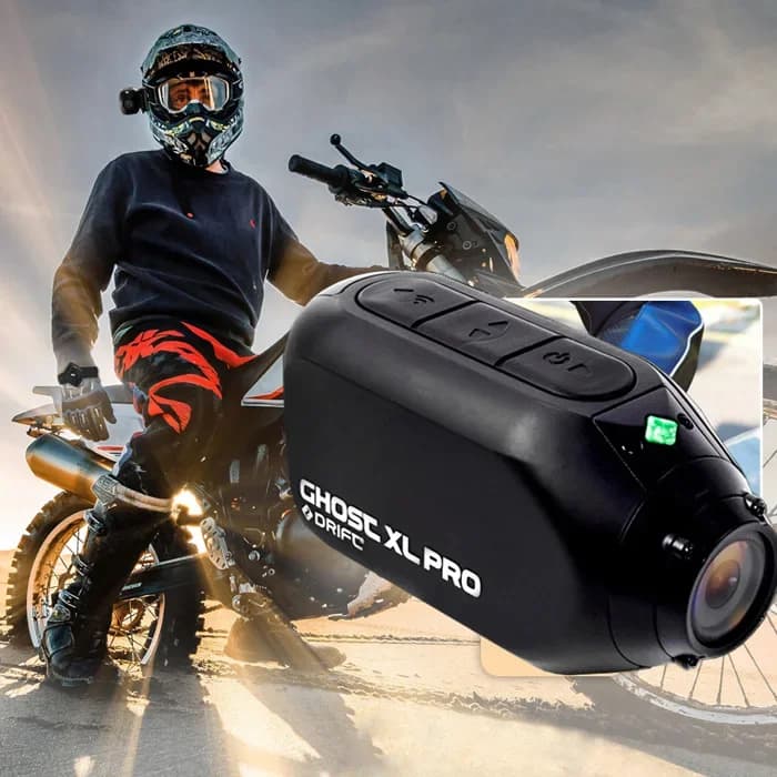 Ghost XL Pro Best Selling Motorcycle Helmet Sports Action WiFi 4K Waterproof Photo Video and audio