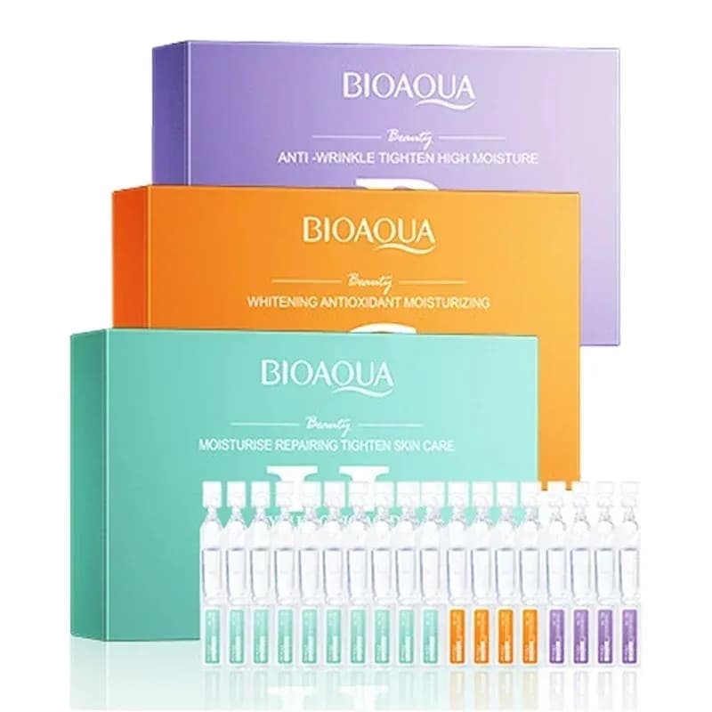 Vitamin C and Retinol Essence with Hyaluronic Acid, Monodose, Hydrating, Antiwrinkles, Scratching, Skin Care