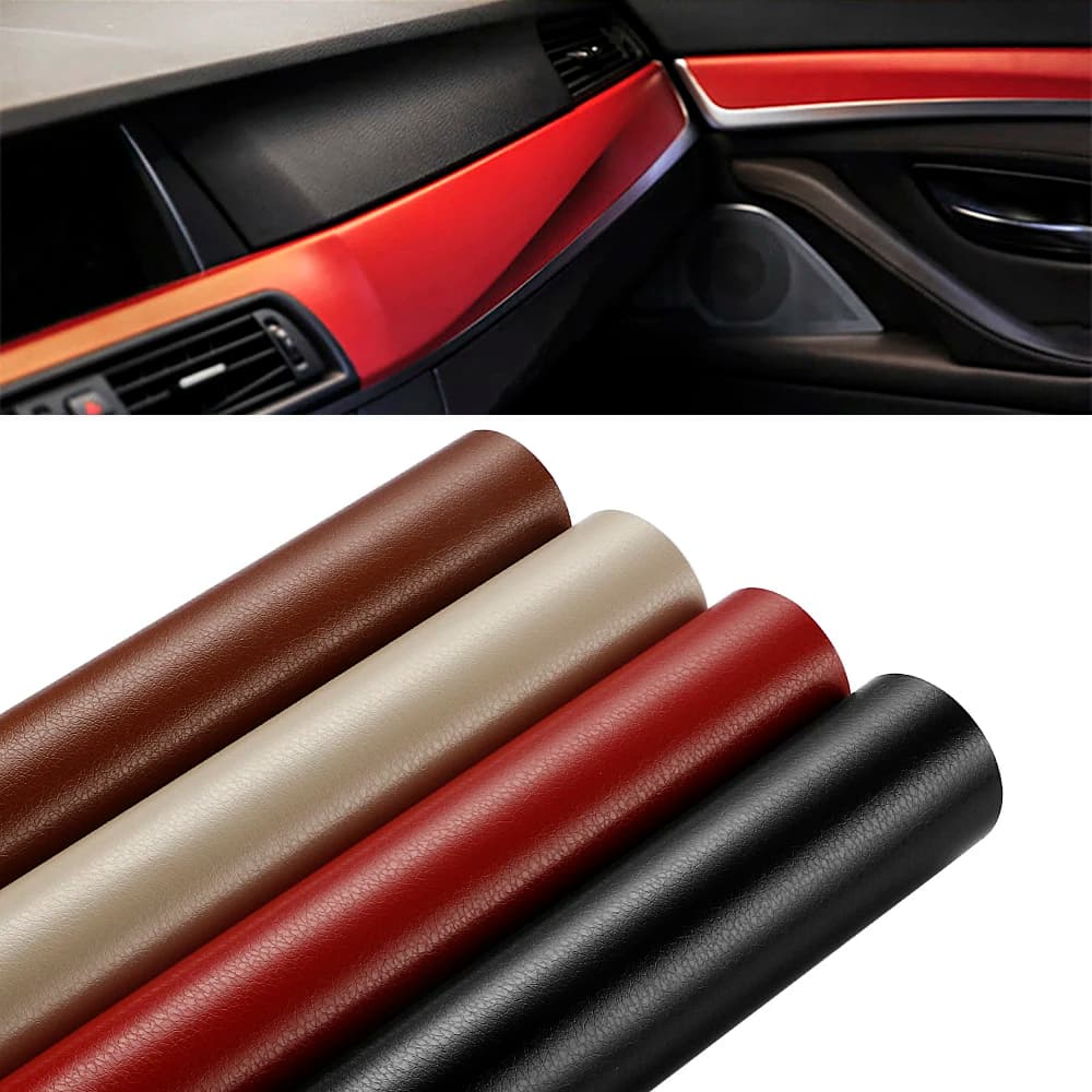 30*100CM Car PVC Leather Vinyl Wrap Vehicle Seat Door Motorcycle Scotter Furniture Decoration Stickers and Decals Auto Accessory