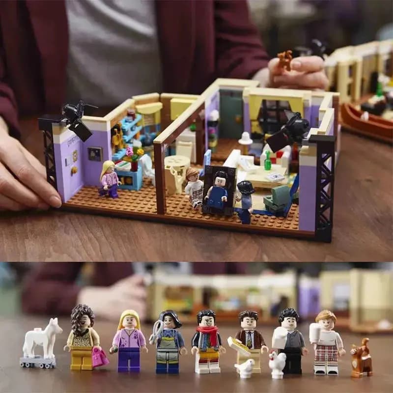 10292 2048 pz. Modellino Casa Serie Friends Appartamento di Monica - Giocattolo Educativo da Costruire per Adulti, Regalo