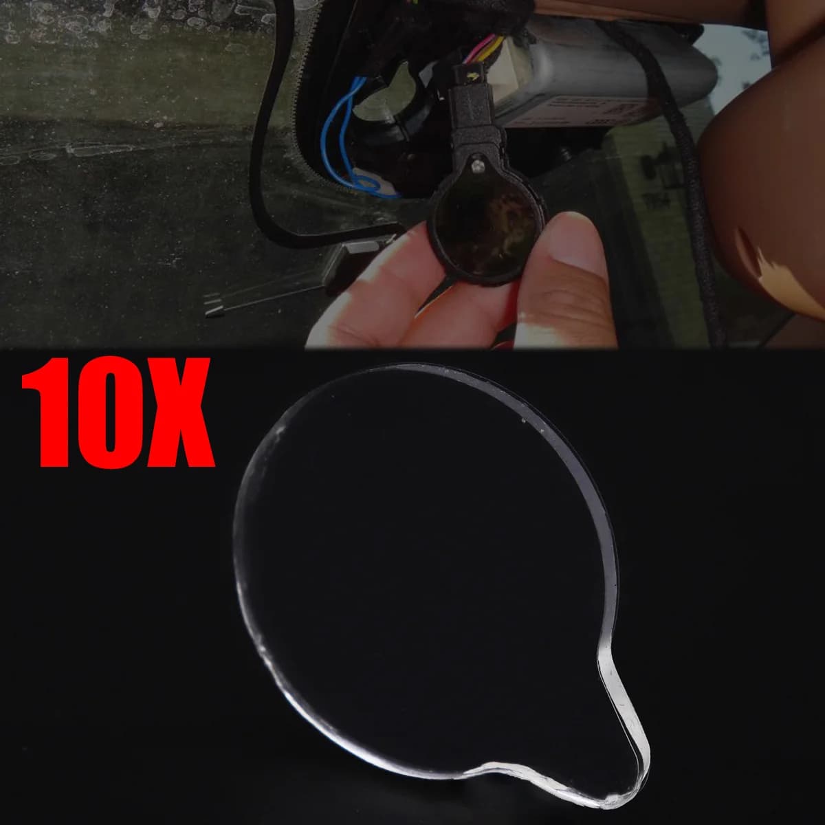 10XRain Light Sensor Gel Pad per AUDI A1/A3/A4/A5/A6/A7/A8/Q5/Q7/R8/TT pellicola adesiva cuscino in Silicone Kit di riparazione del Chip del parabrezza