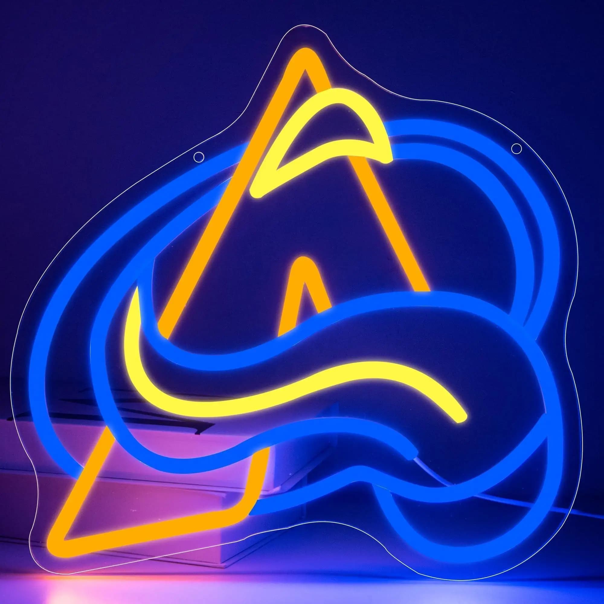 Insegna al neon per hockey su ghiaccio per decorazioni murali Logo della squadra Luce LED Insegna Decorazione sportiva Luce per hockey Decorazione per club di hockey Regali per i fan