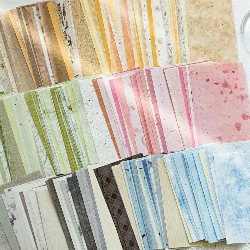 Serie Gentle Between Paper: Carta di Base Versatile Stile Vintage per Planner, Inserti per Quaderni M5, Carta di Ricambio Fai-da-Te