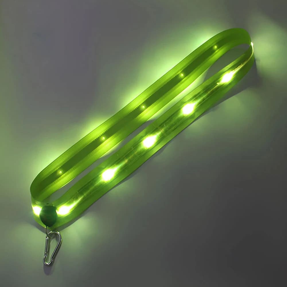Rechargeable LED Belt with Women's and Men's Lighting Shoulders, Night Safety Equipment for Hiking, Jogging and Walking