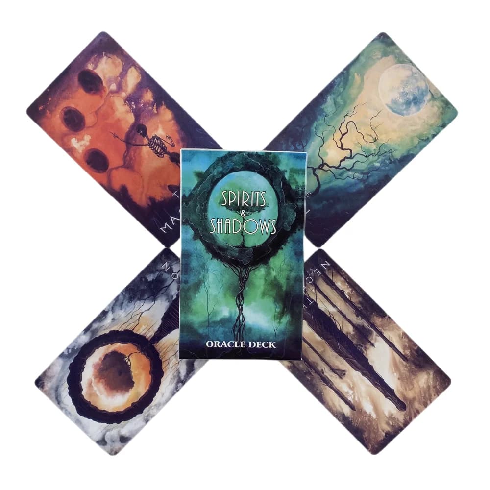 Spirits Shadows Oracle Deck Unknown Spirit Deck Tarot Cards Deck Card Divination Game Family Party Board Game
