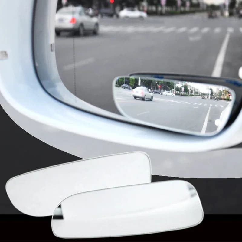 2 pieces mirror arch wide-angle rearview mirror for auto transparent thin blind point reverse glass convex mirror rearview car parking mirror SUV