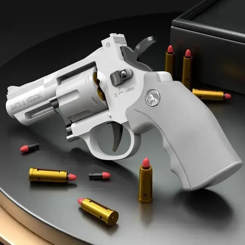 YY Magnum ZP5 357 Toy blaster for continuous cooking soft darts with multiple dart simulation Outdoor battle game for children and adults