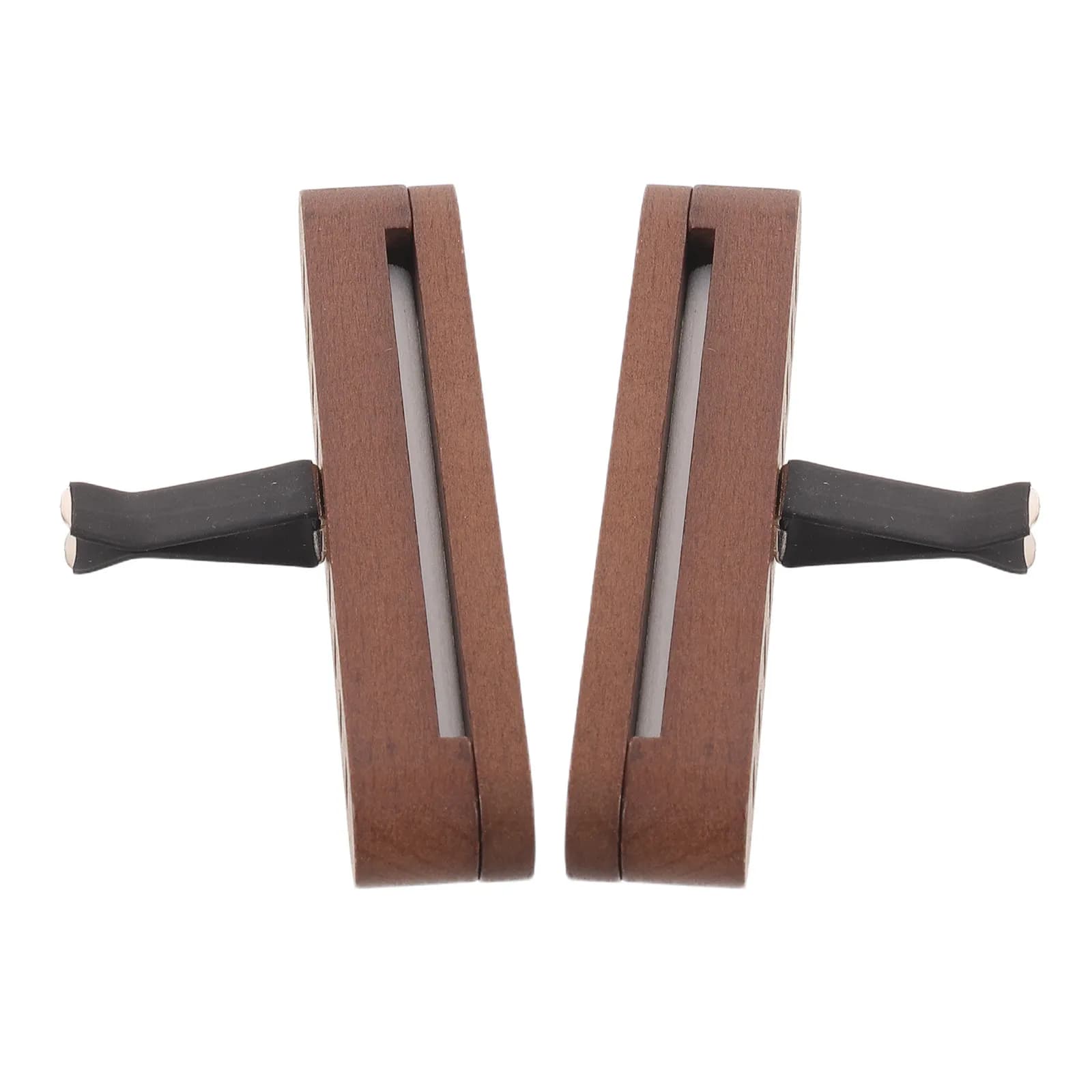Set Diffusore di Profumo per Auto con Clip per Bocchetta di Ventilazione, Supporto in Legno per Aromaterapia con Bastoncini di Ricambio per Oli Essenziali, Deodorante per Auto e Ambienti