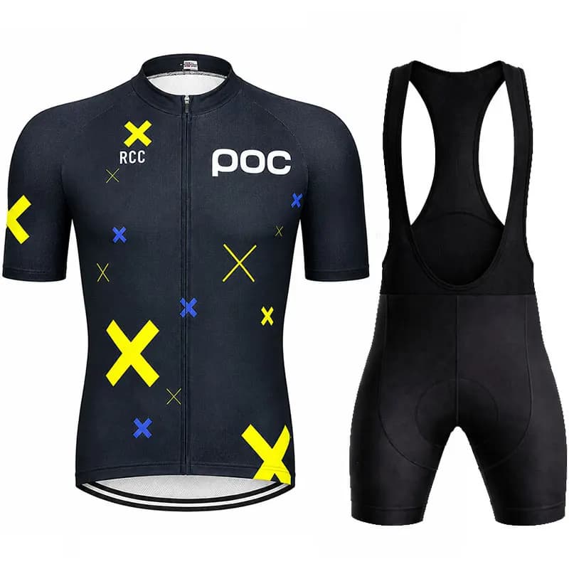Complete Set Cycling Man 2026 Pro Team: Knit, Jacket and Shorts with Racing Bike Bretelles and MTB - Sports Summer Clothing
