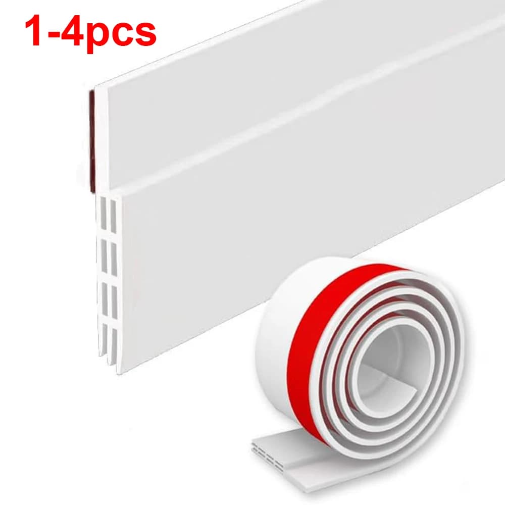 1-4 pz Striscia di Tenuta Inferiore Della Porta Gomma di Silicone Antivento Autoadesiva Sotto La Porta Tiraggio Tappo Finestra Guarnizione Stripping