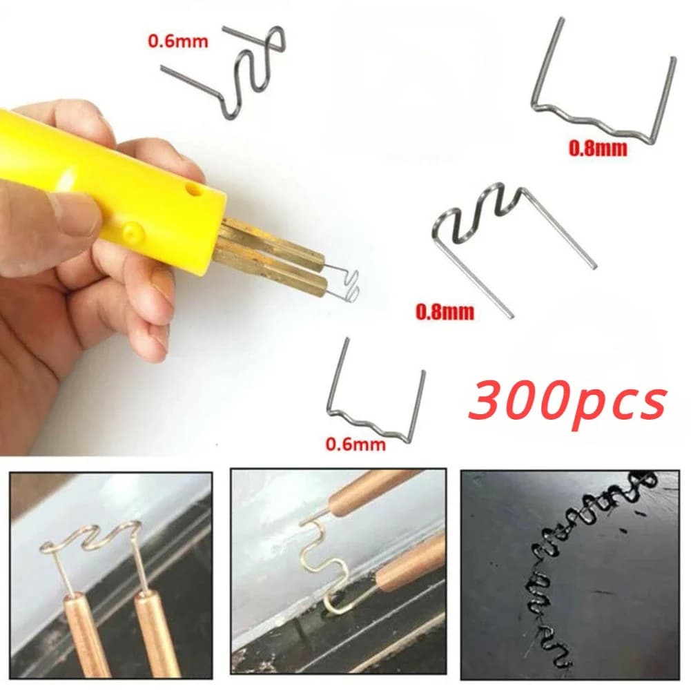 Saldatore per strumenti di saldatura di plastica Attrezzatura per pistola termica Chiodi hot melt Saldatrice elettrica Kit di strumenti di riparazione auto Saldatore