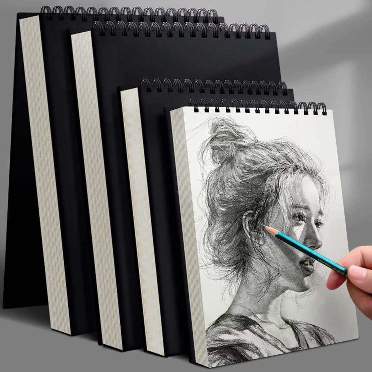 1 pack of 30 sheets, sketch book, upper spiral relegated sketch block, art sketch book without acids, artistic design, painting, letter paper for