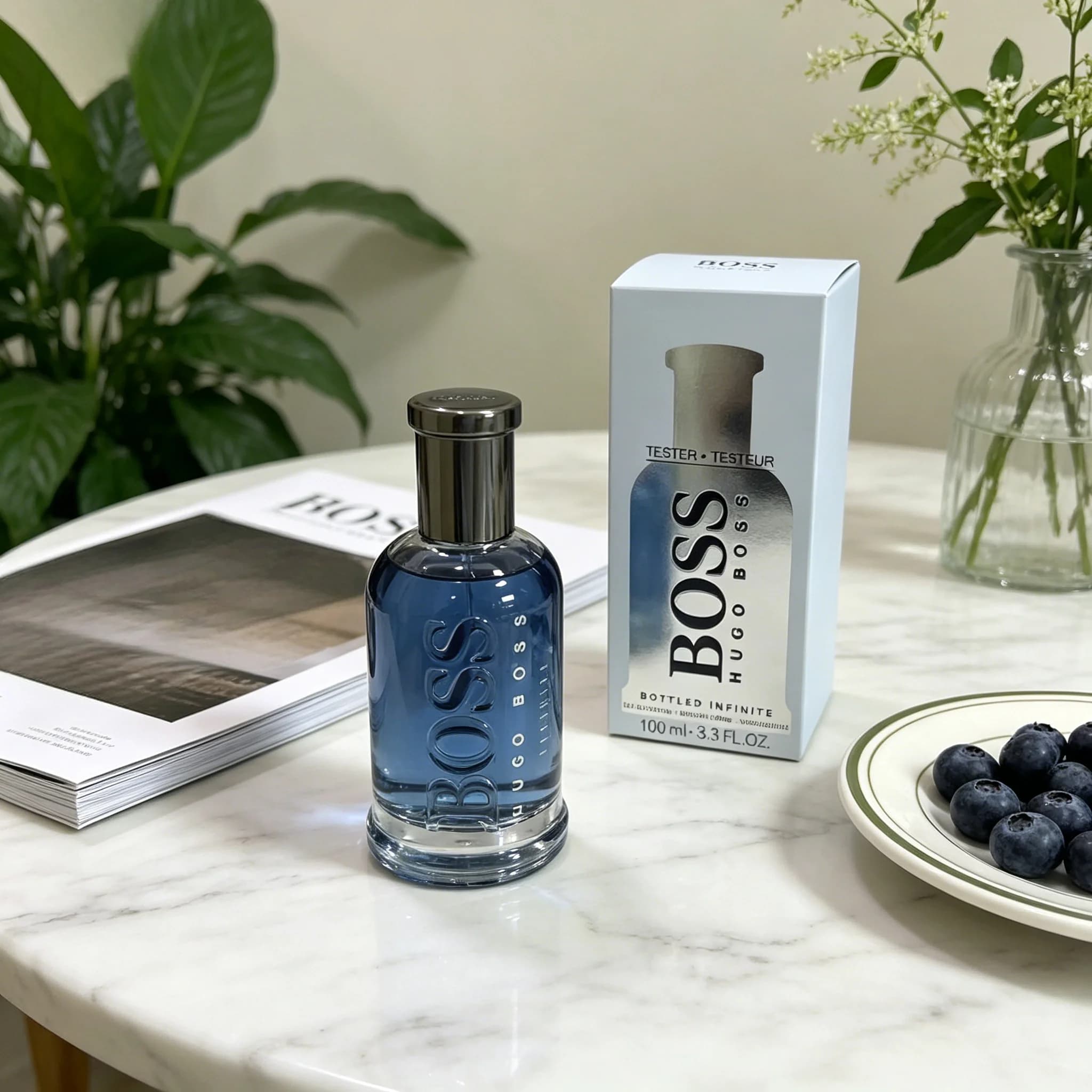 Hugo Boss Bottled Infinite Eau de Parfum – Profumo legnoso da uomo – Con note di mela, patchouli, lavanda e legno di sandalo – Lunga durata