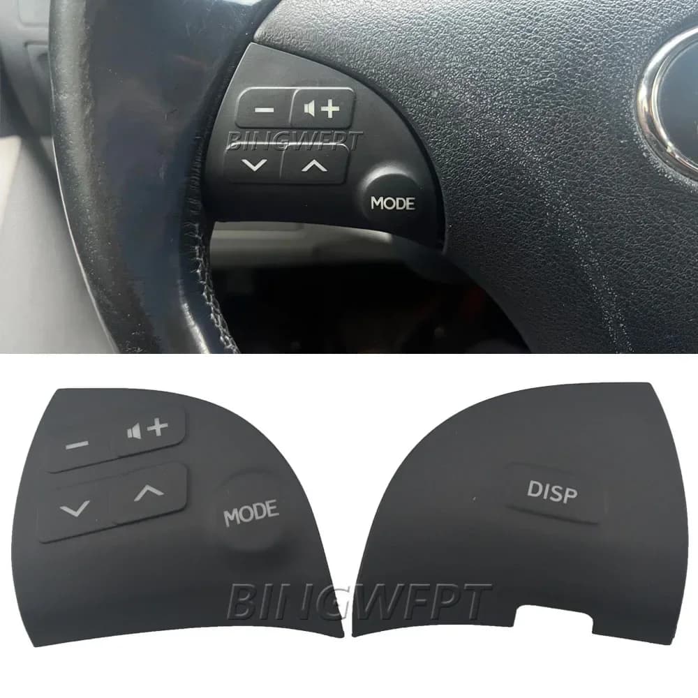 Interruttore a pulsante per altoparlante Bluetooth multifunzione 84250-33190-C0 per Toyota Lexus ES350, copertura pulsanti volante 84250-33190