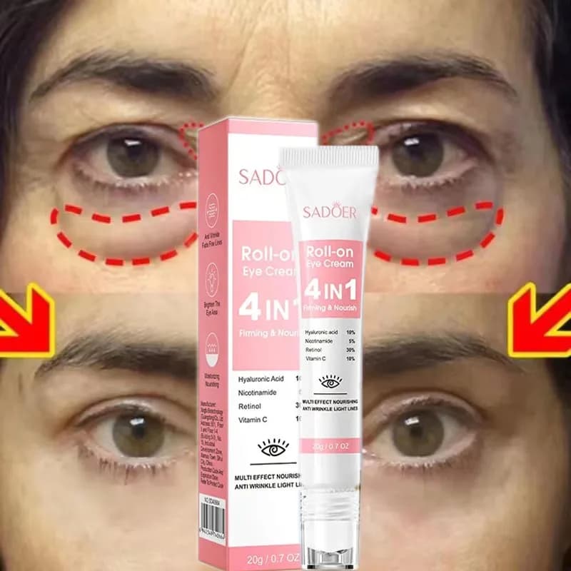 Cream for Instant Removal of Eye Bags Retinol Anti-wrinkle Lifting Razor Dissolvency Thin Lines Anti Dark Circle Bounce Illuminate Eye Care