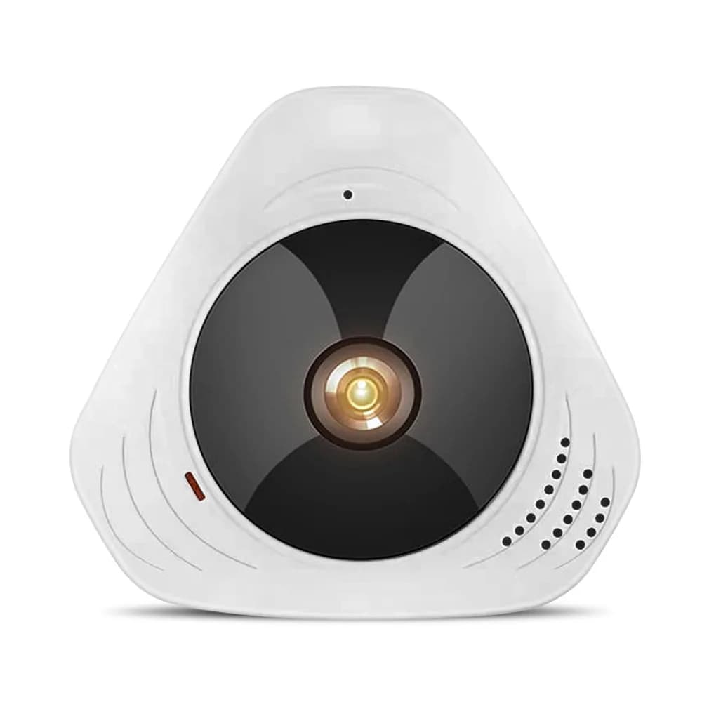 Telecamera IP VR Panoramica a 360 Gradi 2MP 1080P con Visione Notturna IR e Rilevamento Movimento, Monitor per Bambini CCTV Controllabile tramite App Yoosee
