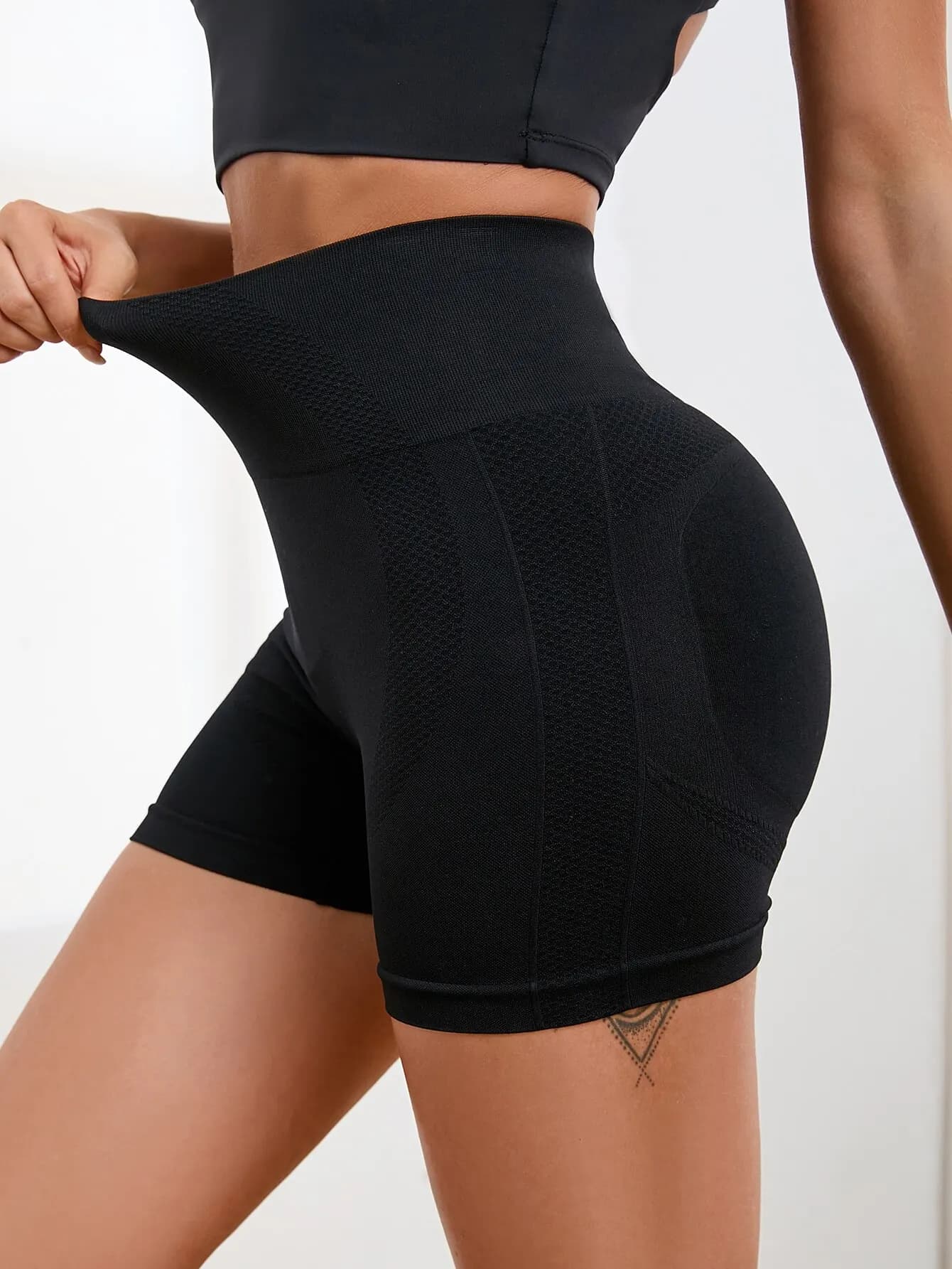 Women's Yoga Shorts Fitness Push Up Seamless Training Qucik Sports Shorts Dry Sports Shorts Gym Cycling Shorts for Control of Women's Shorts
