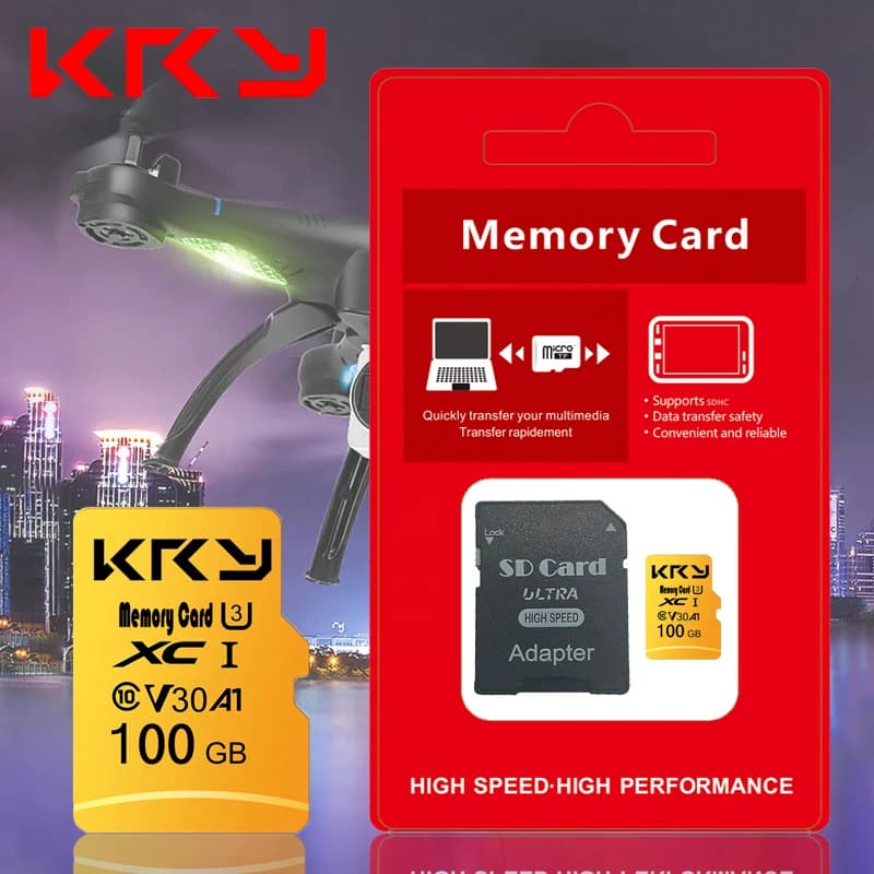 Scheda di memoria Micro SD TF 128 GB 100 GB 64 GB 32 GB 16 GB 8 GB Scheda SD Scheda flash SD/TF 128 GB 100 GB 64 GB 32 GB Classe 10 Scheda di memoria da 32 GB