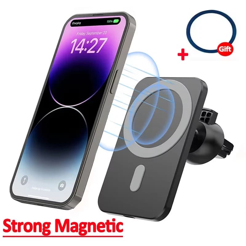 HOMEFISH F188A Wireless Magnetic Car Charger for Phone/Tablet/Orgue, Car Phone Support, Rapid Charging Station
