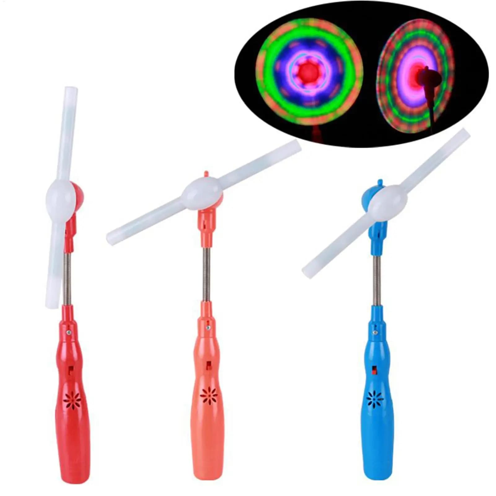 Giostrina musicale a LED portatile con effetti visivi colorati e luminosi, giocattolo divertente per feste per bambini