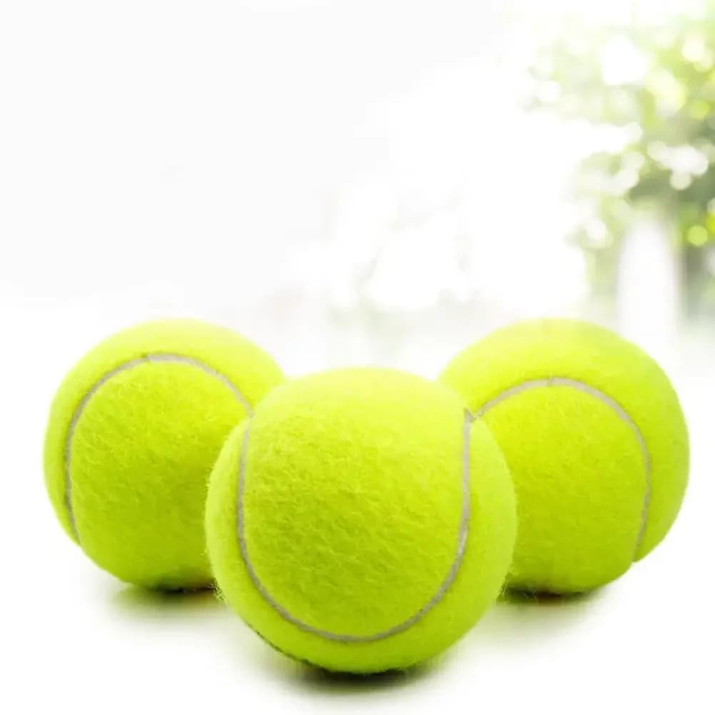 Palla da tennis per allenamento ad alta elasticità per esercizi di allenamento da competizione Palla da tennis per esterni in gomma in fibra elastica