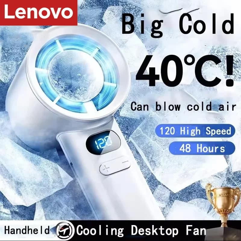 Ventilatore portatile ad alta velocità 120 Ventilatore portatile a velocità infinitamente variabile Batteria a lunga durata Raffreddamento portatile Desktop portatile