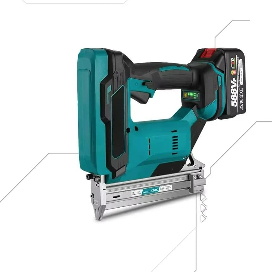 F30 Pistola sparachiodi elettrica Chiodatrice Cucitrice Chiodatrice Tacker Mobili Graffetta Pistola Strumento per la lavorazione del legno