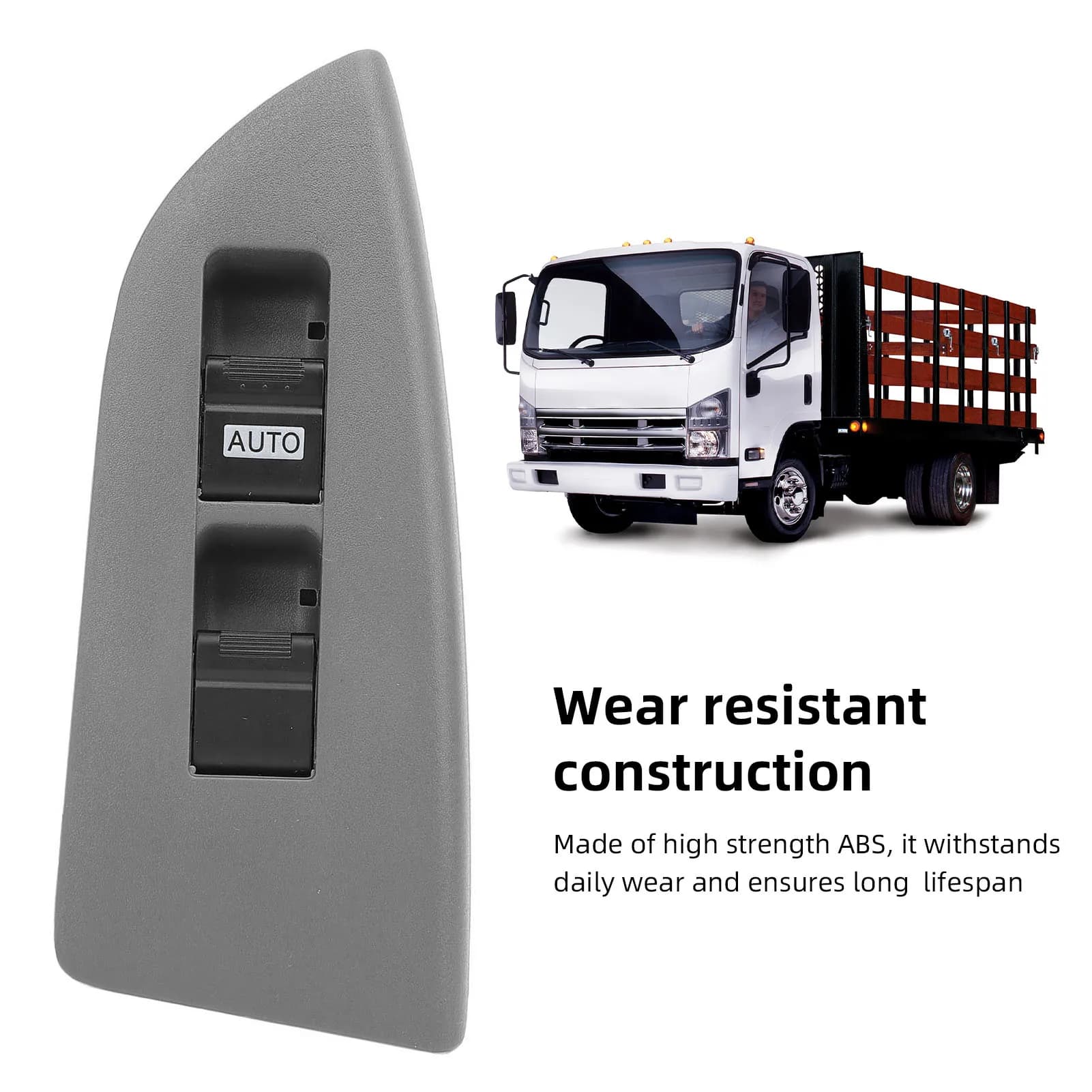 Alzacristallo antiusura lato conducente sinistro Alzacristallo elettrico 8-98159544-0 antigraffio per W3500 Tiltmaster 2008-2009